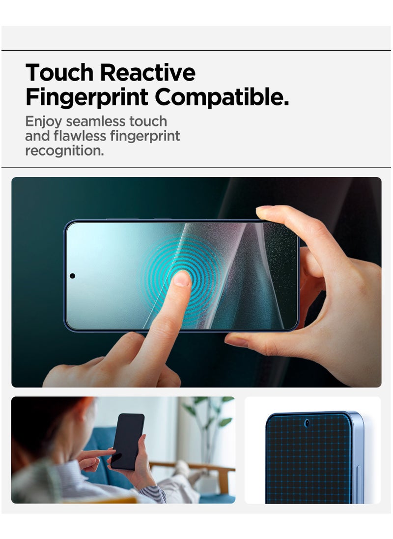 Spigen Spigen Elite Shield HD for Samsung Galaxy S25 PLUS Screen Protector (2025) [1 Pack] - Case Friendly Flexible Film  - Image 5