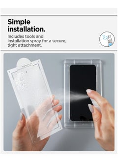 Spigen Spigen Elite Shield HD for Samsung Galaxy S25 PLUS Screen Protector (2025) [1 Pack] - Case Friendly Flexible Film  - Image 3