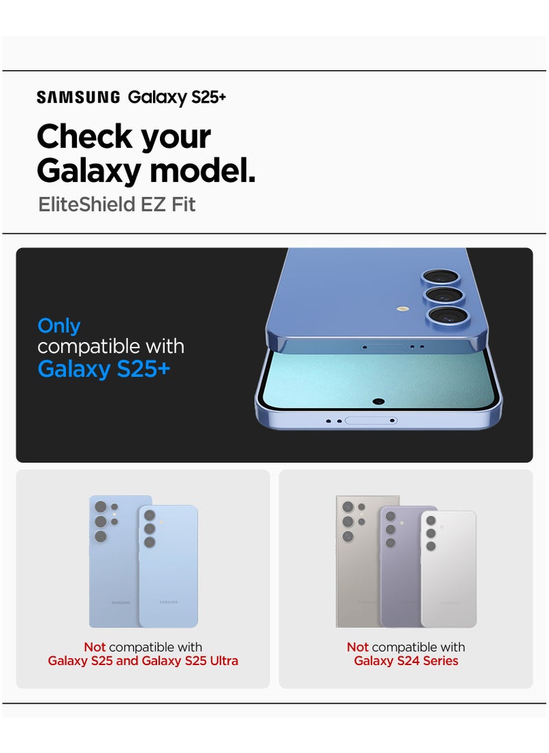 Spigen Spigen Elite Shield HD for Samsung Galaxy S25 PLUS Screen Protector (2025) [1 Pack] - Case Friendly Flexible Film  - Image 2