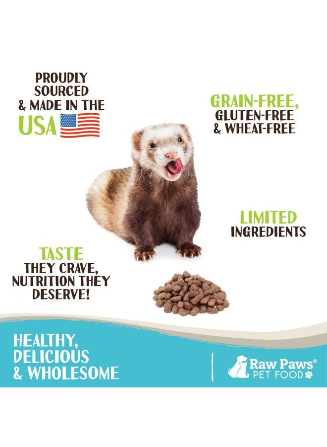 Raw Paws Freeze Dried Raw Ferret Food, Beef 16-oz - Made in USA - Premium, Grain Free Ferret Diet for Small, Adult, Senior & Baby Ferrets - Also use as Natural Ferret Treats for Rewarding & Training - Image 2