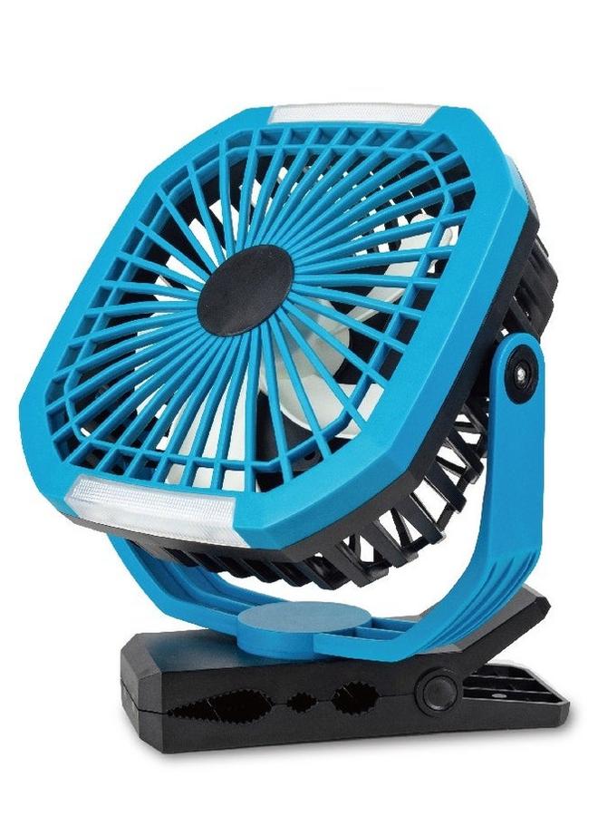 Stargold Stargold  8 Inch Clip-on Office Desk Rechargeable Fan AC/DC, SG-4039 Multicolour  - Image 2