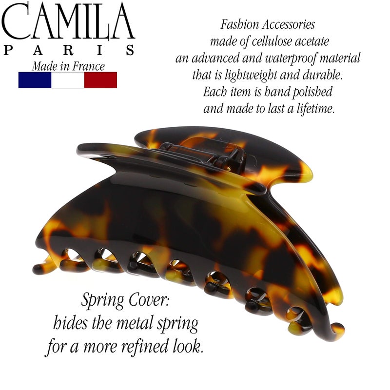 Camila Paris CP2470 French Hair Clip for Women, Small Handmade, Tokyo, Girls Hair Claw Clips Jaw Fashion Durable Styling Hair Accessories for Women, Strong Hold No Slip Grip. Made in France - Image 2