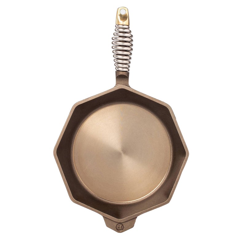 Finex FINEX 10 Cast Iron Skillet Modern Heirloom Handcrafted in The USA PreSeasoned with Organic Flaxseed Oil 