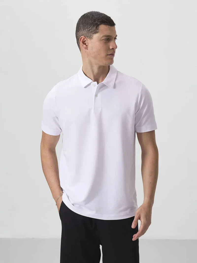 تومي لايف TOMMY Men's Cotton Elastane Polo T-Shirt