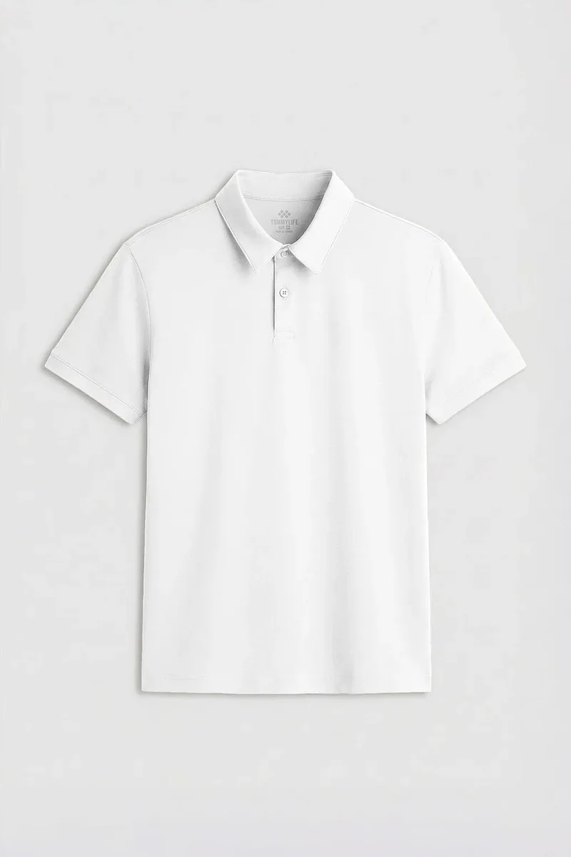 Tommylife TOMMY Men's Cotton Elastane Polo T-Shirt