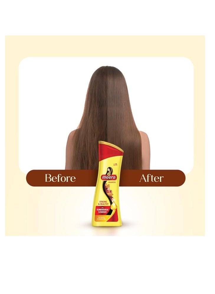 Meero Meera Strong & Healthy Shampoo With Kunkudukai & Badam 180 ml - Image 3
