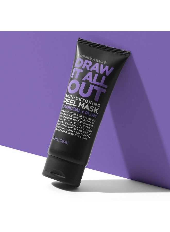 Formula 10.0.6 - Draw It All Out Skin-Detoxing Charcoal Peel Mask, Vegan, Paraben-Free & Cruelty-Free, 3.4 Fl Oz - Image 3
