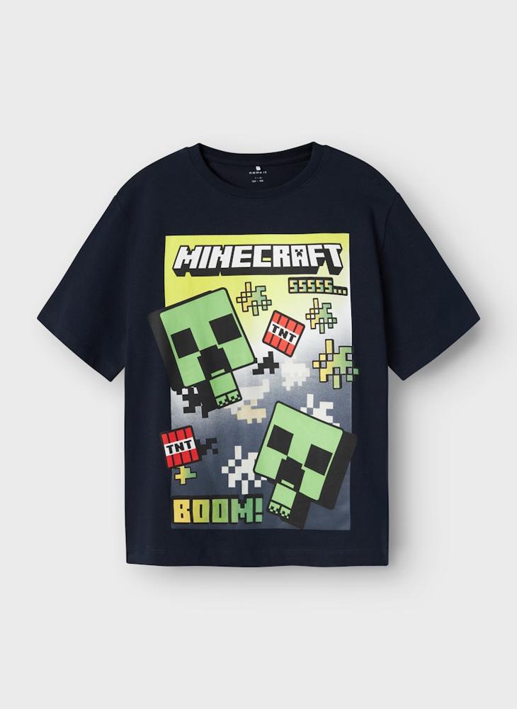 Kids Mine Craft Crew Neck T-Shirt - pzsku/Z2C01F9151C483F097A73Z/45/_/1741259599/7e3e0cc6-cd2e-4601-a986-20fc2a5ccd38