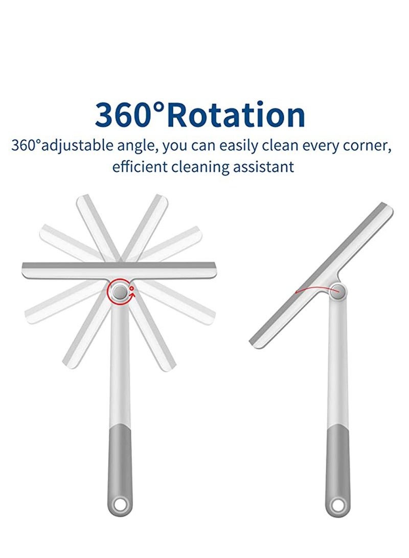 Beauenty Shower Squeegee for Shower Doors, Shower Squeegee for Glass Doors, Bathroom, Mirrors, Squeegee for Windows Cars and Tile Walls - Image 3