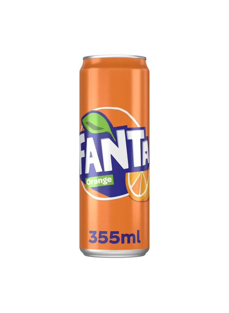 Fanta Orange Carbonated Soft Drink Cans 24 x 355ml - Image 2