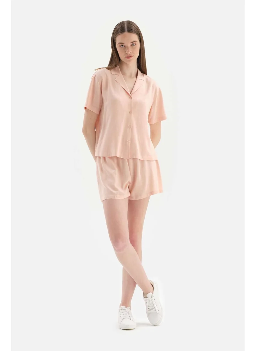 dagi Light Pink Woven Shorts