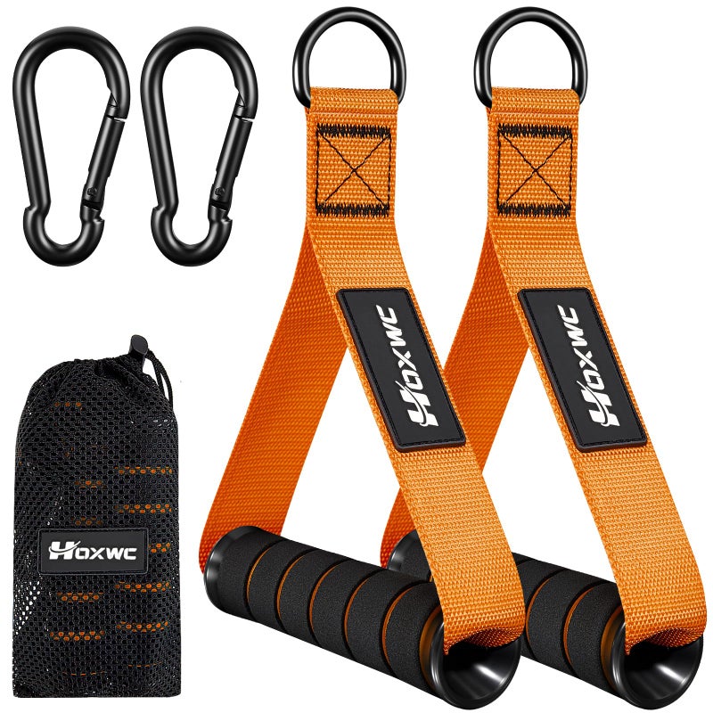 HOXWC Cable Handles Gym Equipment, Heavy Duty Resistance Band Handles, Replacement Exercise Handles for Cable Machine, Pulley System, Strength Trainer, Pull Down Workout, Home Gym Cable Attachments - Image 1