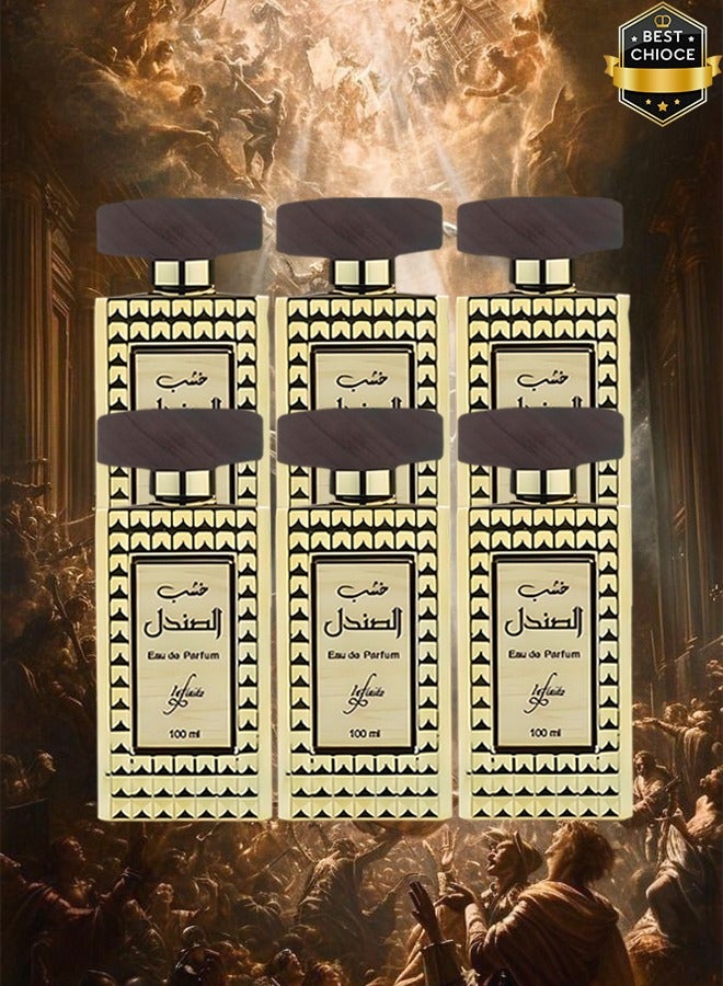 Infinite 6 Pieces Sandalwood Perfume 100ml EDP - Image 1