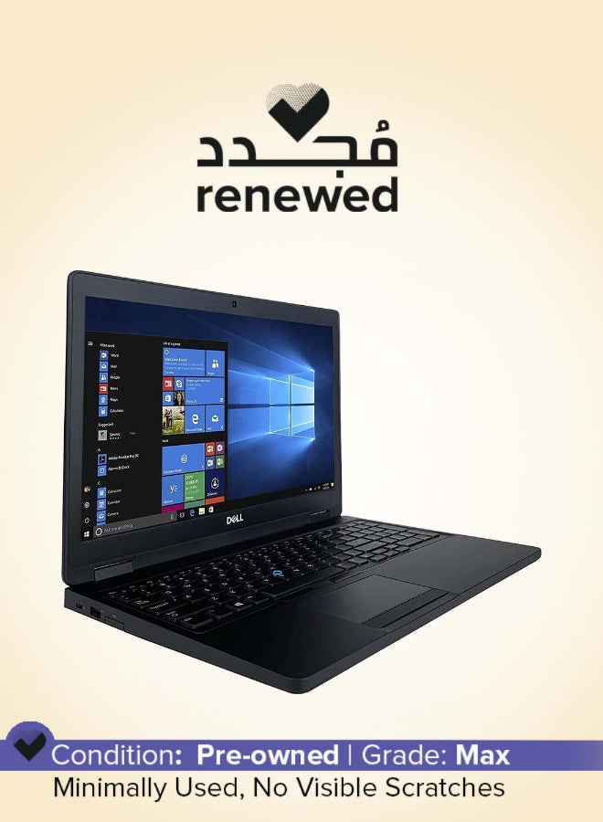 DELL Renewed - Latitude 5580 Laptop With 15.6-Inch Full HD Display,Intel Core i5 - 6300U Processor/Dual Core/6th Gen/8GB RAM/256GB SSD/Intel UHD Graphics/Windows 11 Pro English black - Image 1