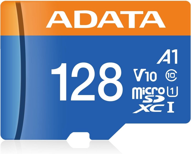 أداتا بطاقة ذاكرة Premier 128GB MicroSDHC/SDXC UHS-I Class 10 V10 A1 مع محول، سرعة قراءة تصل إلى 100 ميجابايت/ثانية (AUSDX128GUICL10A1-RA1) - Image 3