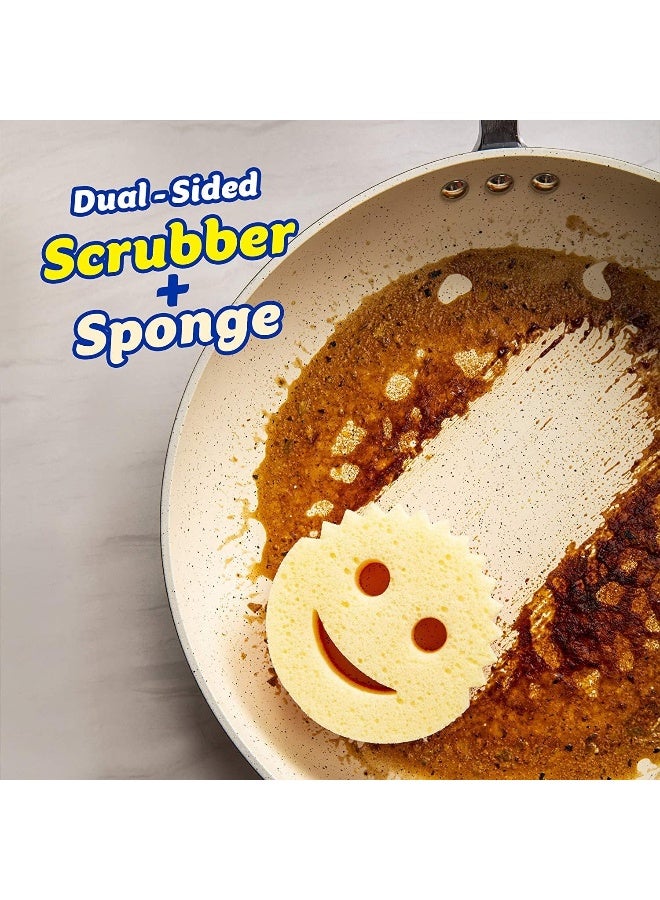 Scrub Daddy Dual Sided Sponge and Scrubber - Scrub Mommy - Scratch Free Sponge for Dishes and Home, Soft in Warm Water, Firm in Cold, Odor Resistant, Multi Surface 8 Count (Pack of 1) - Image 2