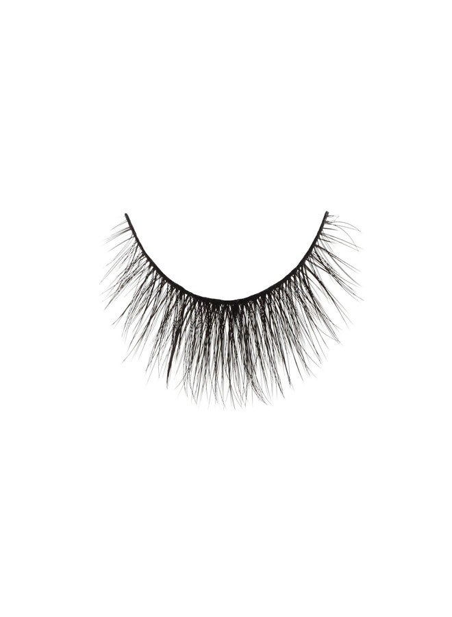 Amorus 3D Hand made Faux Mink Lashes #11 Black Nature fluffy light Reusable (12 pack) - Image 2