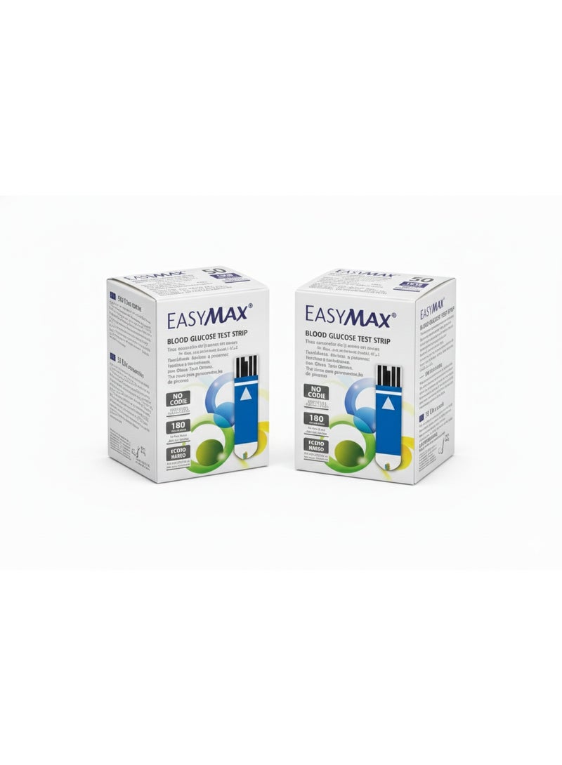EASYMAX Blood Glucose Test Strips pack of 2 boxs 2 X 50 Accurate & Fast Blood Sugar Testing - Image 4