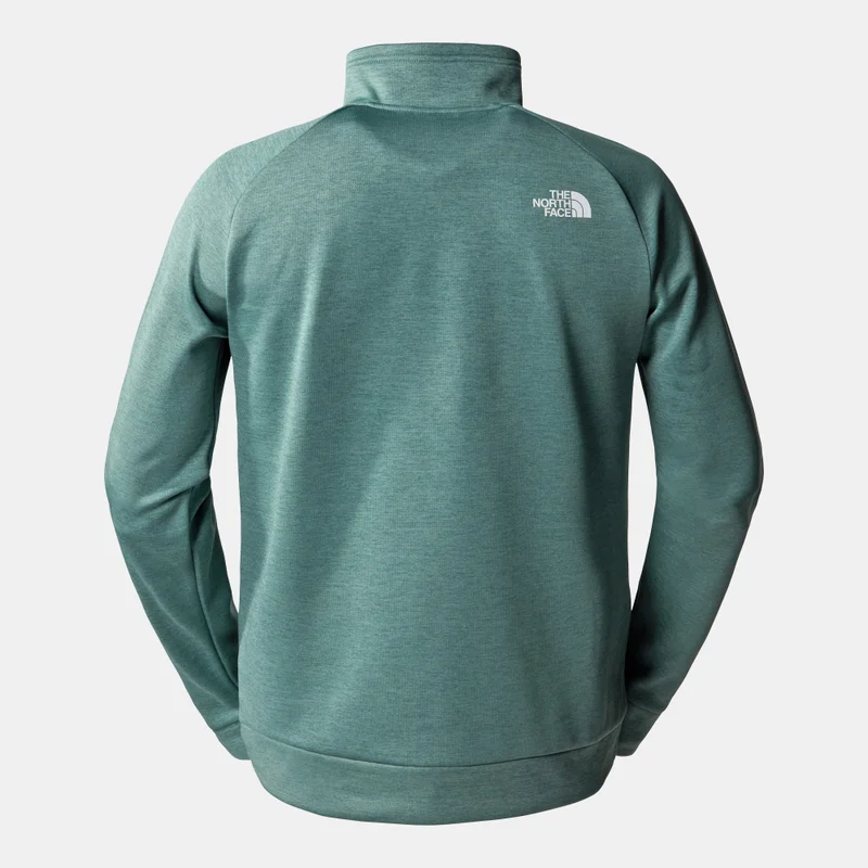 The North Face Green Men's Reaxion 1/4 Zip Fleece Sweatshirt for Men | Best Price UAE