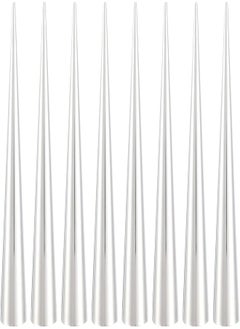 Group Tiger GROUP TIGER Stainless Steel Cream Horns Set, Made in China Silver 8 Piece 