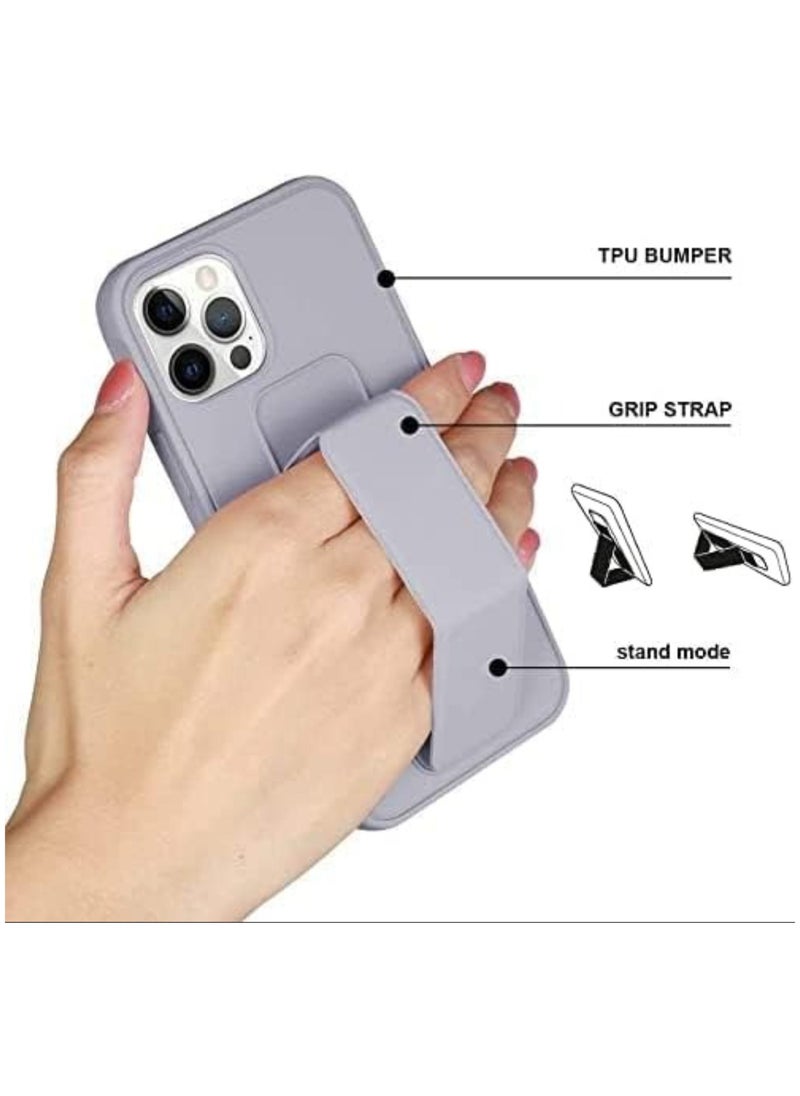 Raxoom iPhone 14 Pro Max Case with Magnetic Stand & Holder, Premium Silicone Hand Strap and Grip and Multi Stand - Image 3