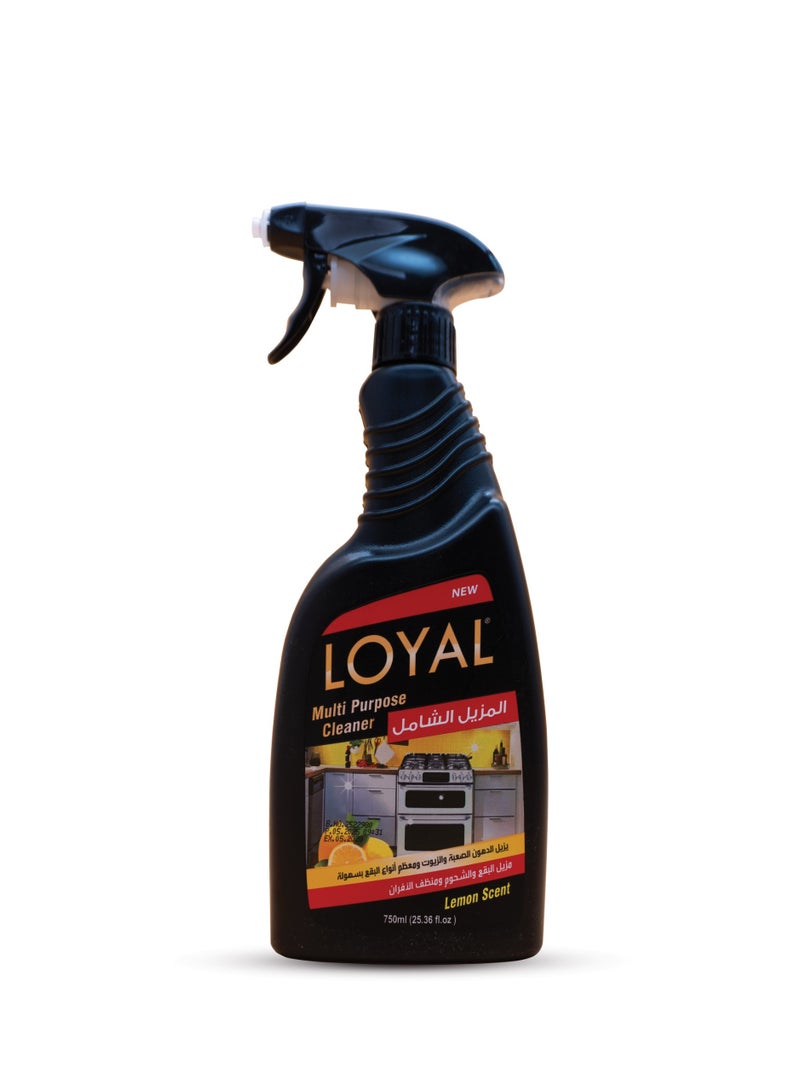 LOYAL Multi Purpose Cleaner,Cooker Cleaner, Lemon Scent 750ml - Image 1