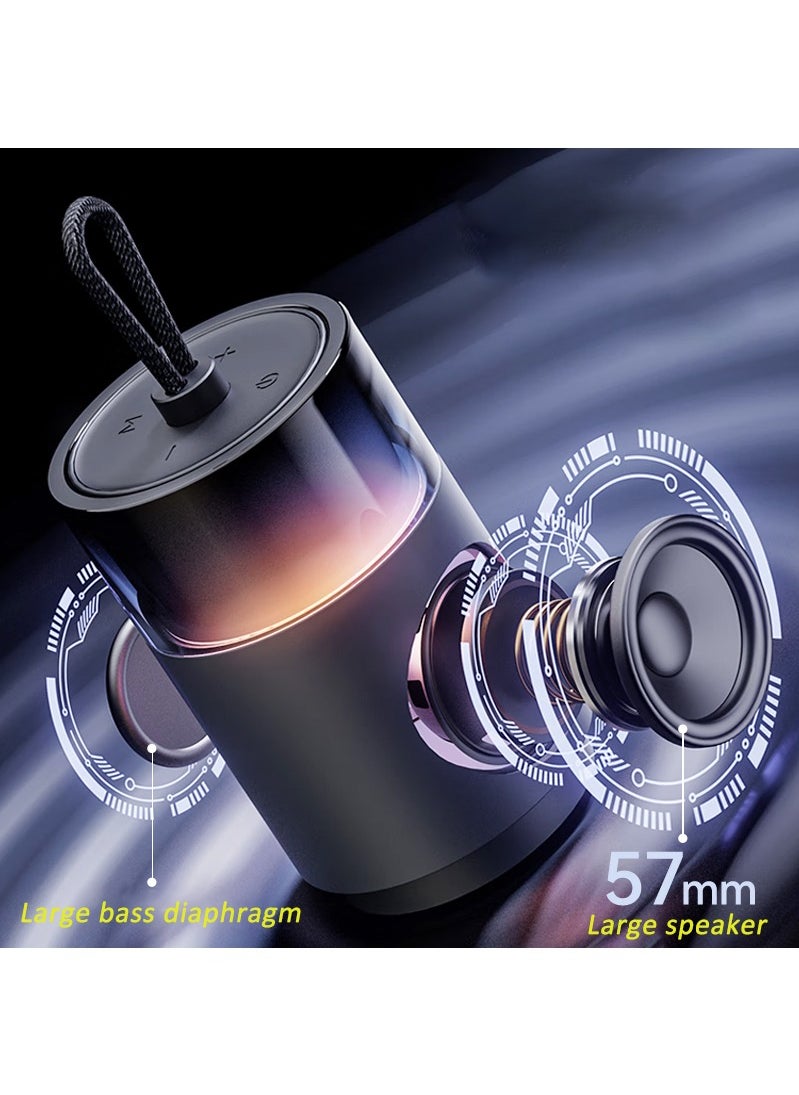 SAST - High Sound Quality Bluetooth Speaker with Microphone Portable Karaoke Speaker Kits with 2 Wireless Microphones with Noise Reduction/Colorful Light/Subwoofer/Long Battery Life for Vlog - Image 1