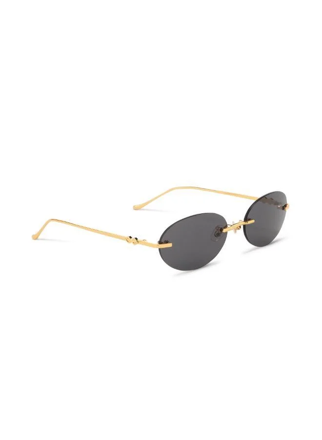 KAREN WAZEN Oval Sunglasses
