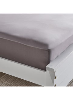 Home Box Opulent Luxe Cotton Solid Super King Fitted Sheet - 200x200+40 cm  - Image 5