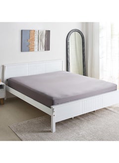 Home Box Opulent Luxe Cotton Solid Super King Fitted Sheet - 200x200+40 cm  - Image 2