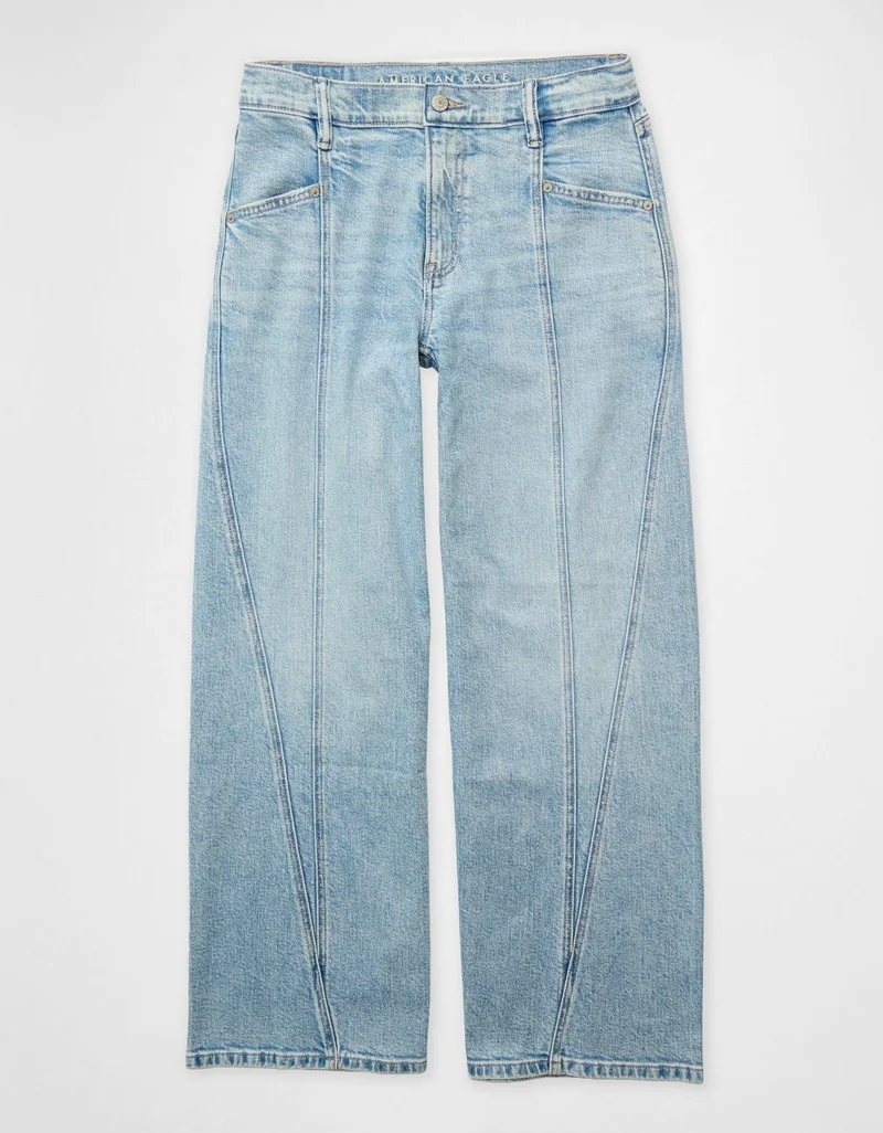 American Eagle  AE Dreamy Drape Low-Rise Ultra Wide-Leg Jean for Women | Best Price UAE