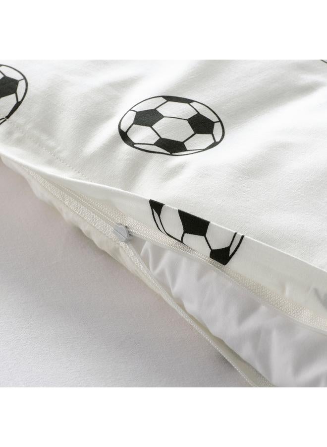 erorex Duvet Cover And Pillowcase, Football Pattern, 150X200/50X80 Cm - Image 4