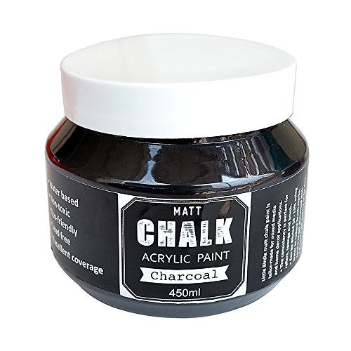 itsy-bitsy Itsy Bitsy Little Birdie Home Decor Chalk Paint (450 ml, Charcoal) - Image 1