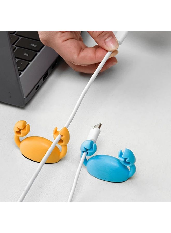 Crab Cable Organizer Clip A1 Style Self Adhesive Desk Wire Tidy Holder - Image 4