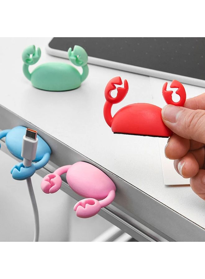 Crab Cable Organizer Clip A1 Style Self Adhesive Desk Wire Tidy Holder - Image 2