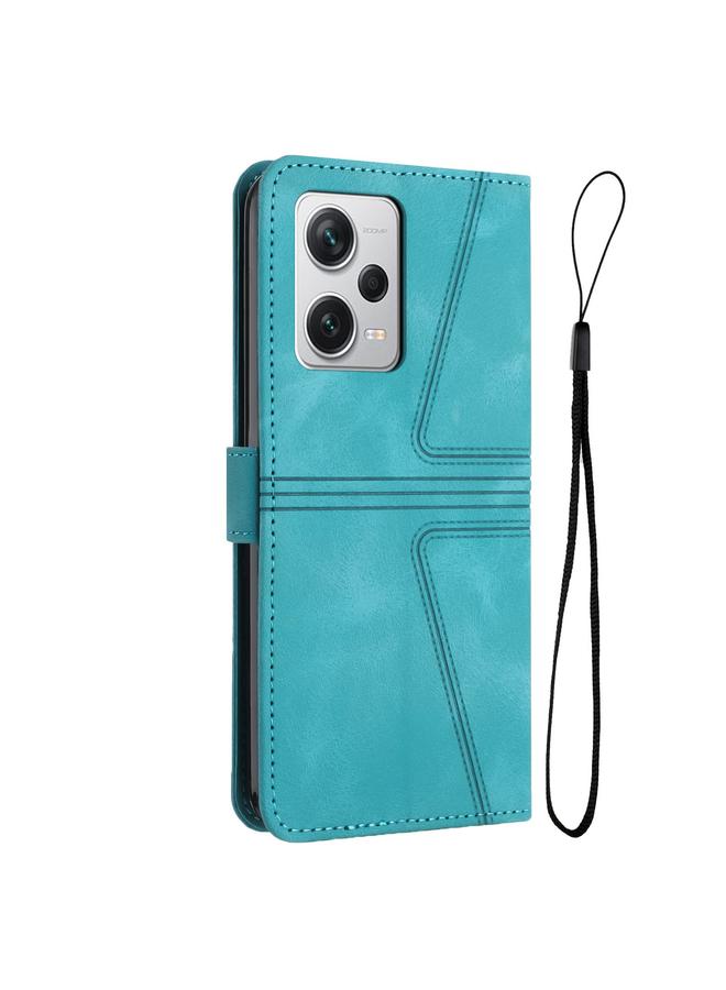 erorex Case For Xiaomi Poco X5 Pro Triangle Solid Color Leather Phone Case - Image 3