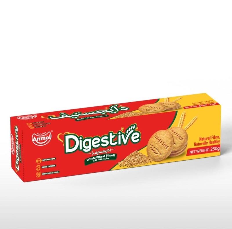 Anmol Digestive Whole Wheat Biscuit 250gm