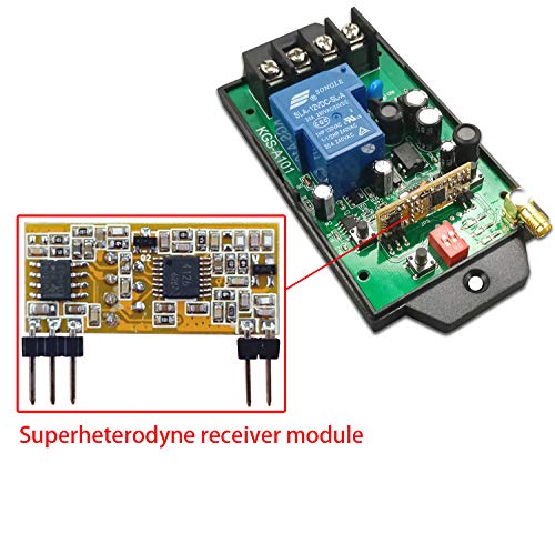 JIANGBAO 2000 Meters Long Distance Wireless Remote Control Switch high Power Water Pump Motor Lighting Industrial Wireless Remote Control Switch AC 110V 220V Relay Switch Transmitter High Range 6600ft - Image 2