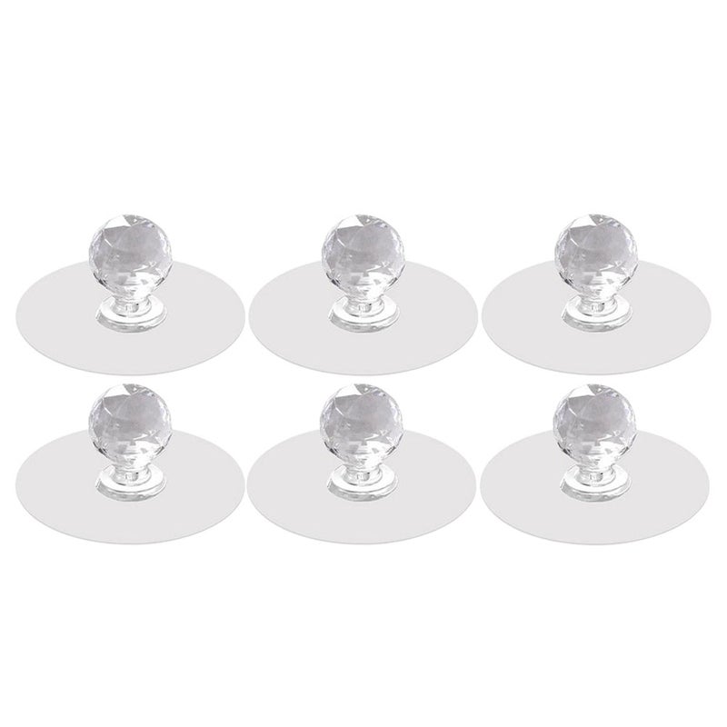 12 pcs Sticky Cabinet Knobs Punch-free Cabinet Handles Adhesive Drawer Knobs Dresser Handles - Image 3