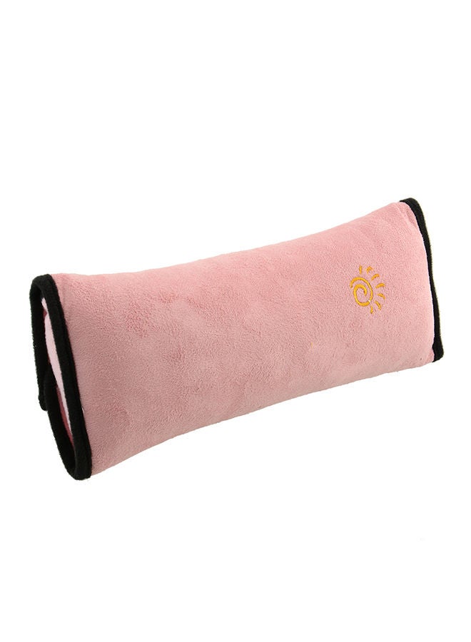 NIBEMINENT Mini Pillow For Car Shoulder Polyester Pink 27 X 12centimeter