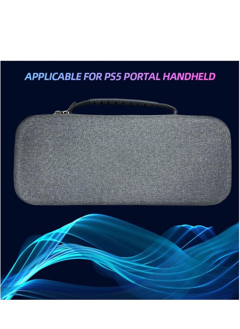 Carrying Case Bag For Playstation Por tal Shockproof EVA Travel Carrying Case Anti-Scratch Portable Storage Bag with Mesh Pocket for PS5 Portal Remote Player