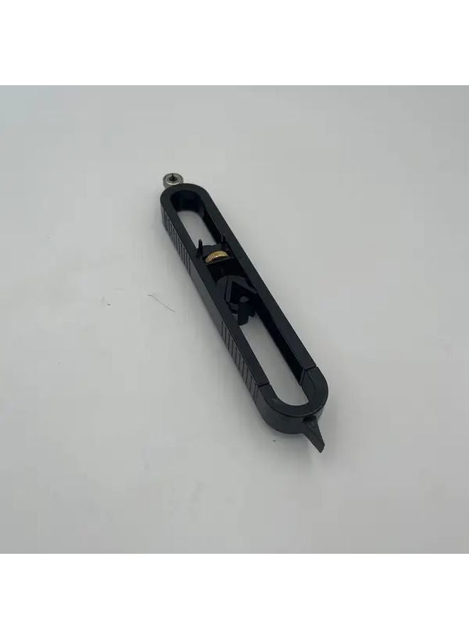 Black Contour Radius Ruler For Woodworking Tile And Floor Measuring - Image 1