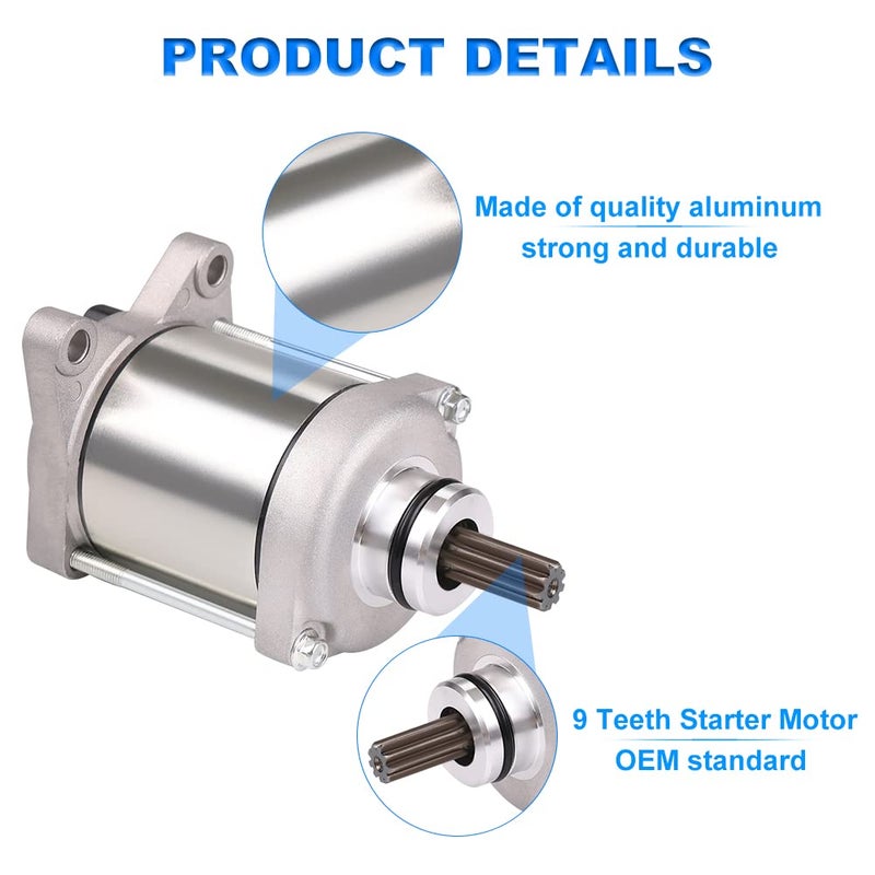WATERWICH Starter for Honda ATV TRX250TE TRX250TM FOURTRAX Recon 2008-2009 - Image 4