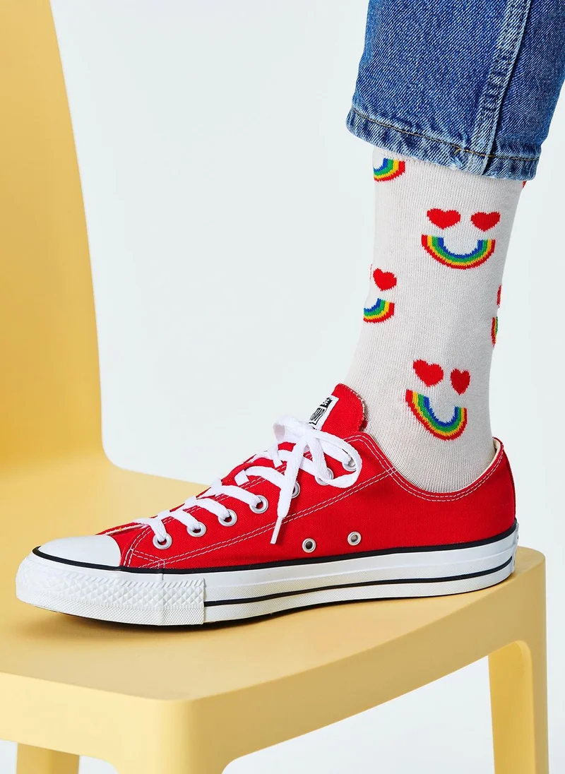 هابي سوكس HAPPY RAINBOW SOCK