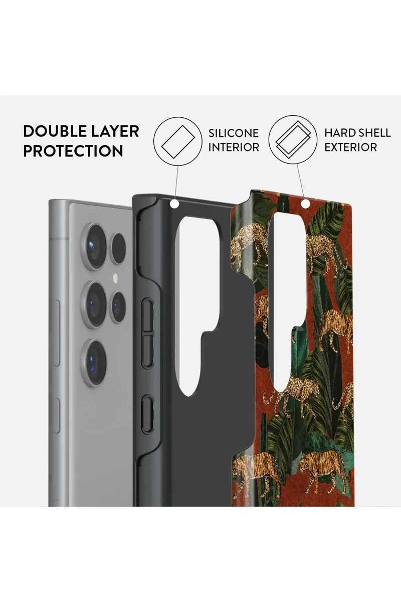 BURGA Samsung Galaxy S24 Ultra Case - Morning Commute For Screen &amp; Camera Protection Printed Case