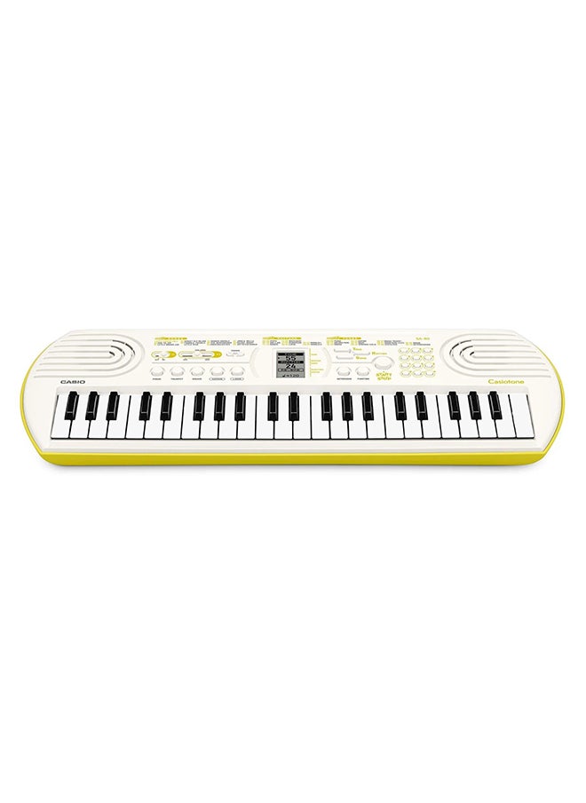 CASIO - Mini Keyboard For Kids 44 Keys 100 Tones  White - Image 1