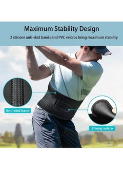 KIIUMI Air Mesh Back Brace for Men Women Lower Back Pain Relief, Adjustable Back Support Belt for Work, Anti-skid Lumbar Support for Sciatica Scoliosis (Large(Waist:35.4"-43.3"))  - Image 2