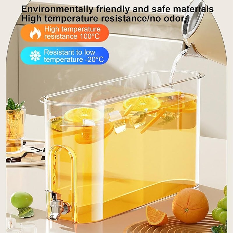 Green Refrigerator Water Dispenser Compact Design Efficient Drink Dispenser Practical Water Container - Image 3
