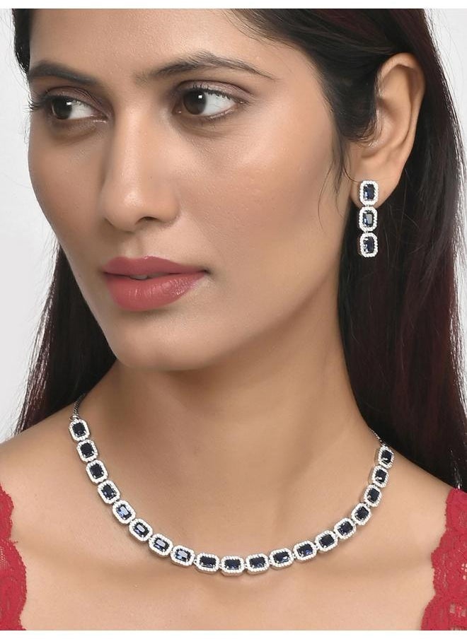 VOYLLA Sparkling Elegance Link Design Jewellery Set  - Image 5
