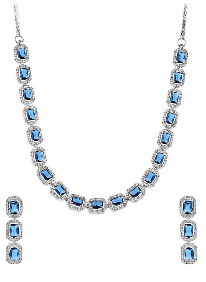 VOYLLA Sparkling Elegance Link Design Jewellery Set  - Image 2